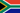 Die Fahne von Süd-Afrika